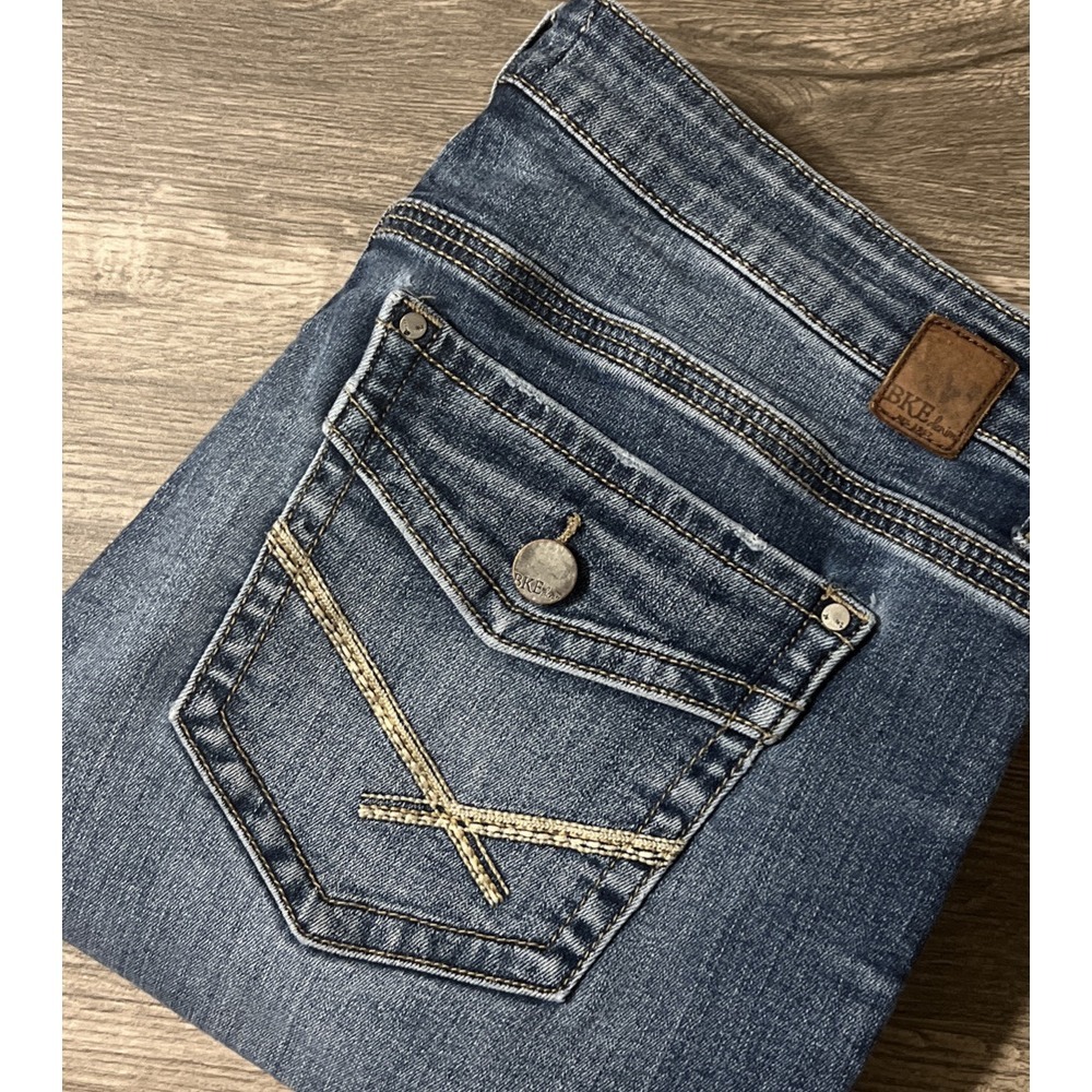 BKE Payton Bootcut Stretch Mid Rise Medium Wash Jeans Size 30x33.5 (32x33)